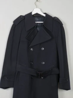 Mens Vintage Short Coat With Belt S