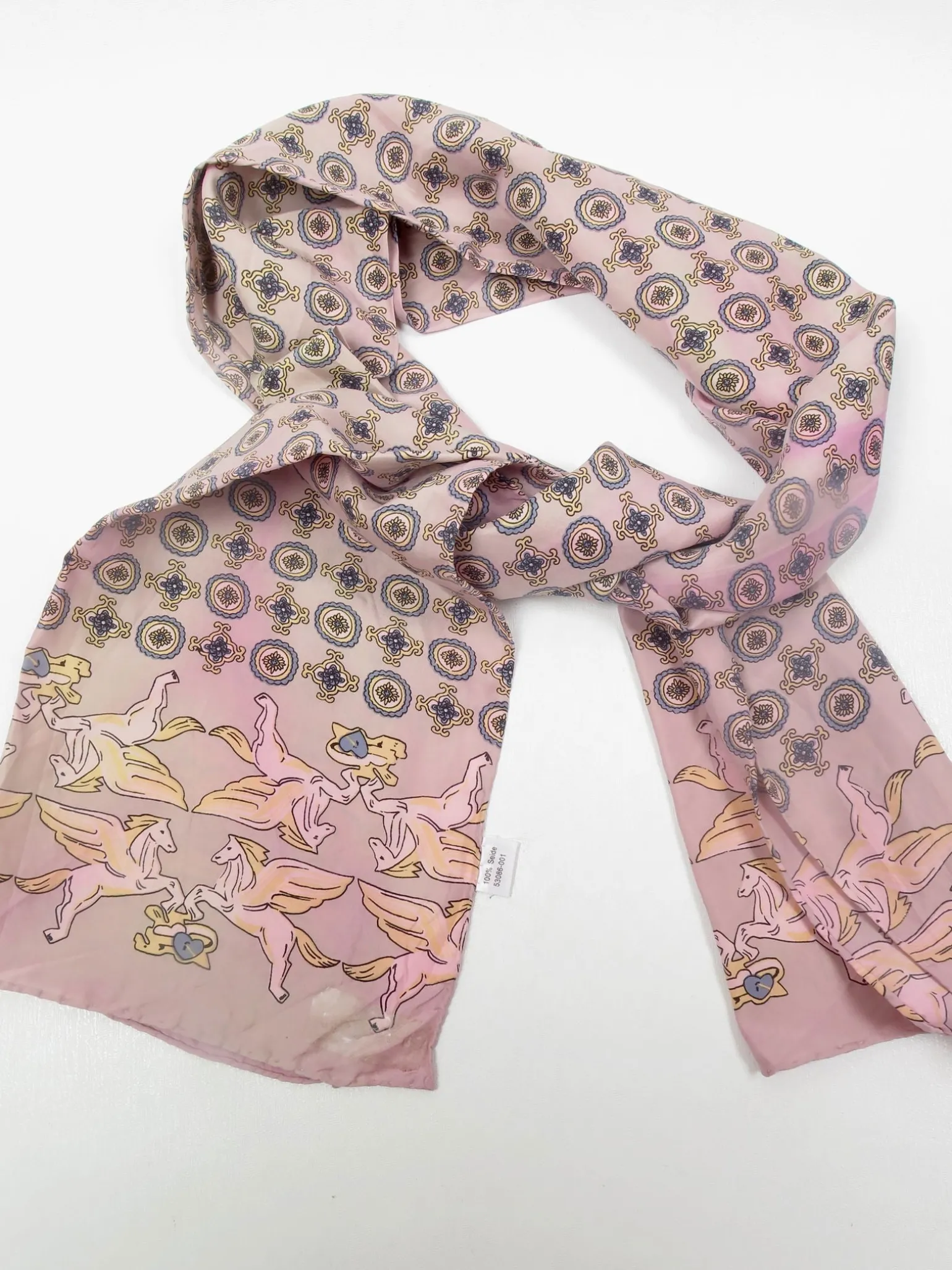 Men's Vintage Silk Scarf