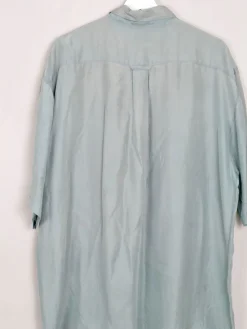 Men's Vintage Silk Shirt Sage Green L/XL