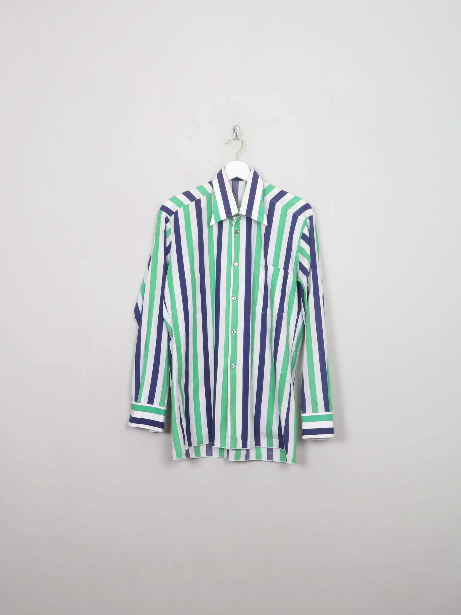 Men's Vintage Striped Shirt M