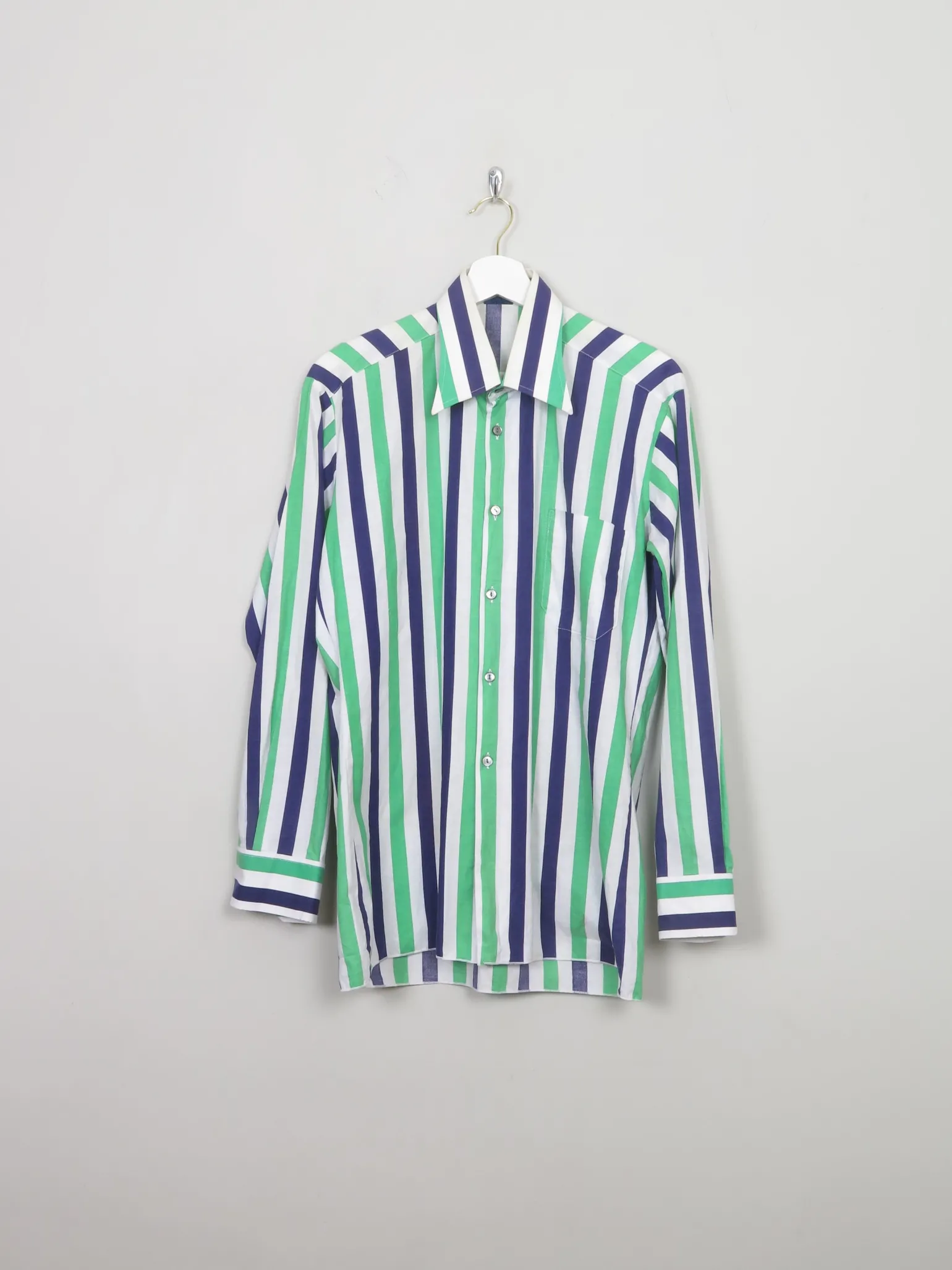 Men's Vintage Striped Shirt M