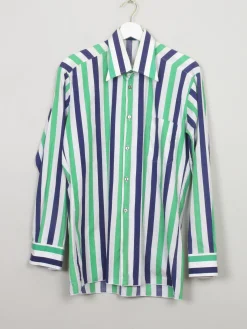 Men's Vintage Striped Shirt M