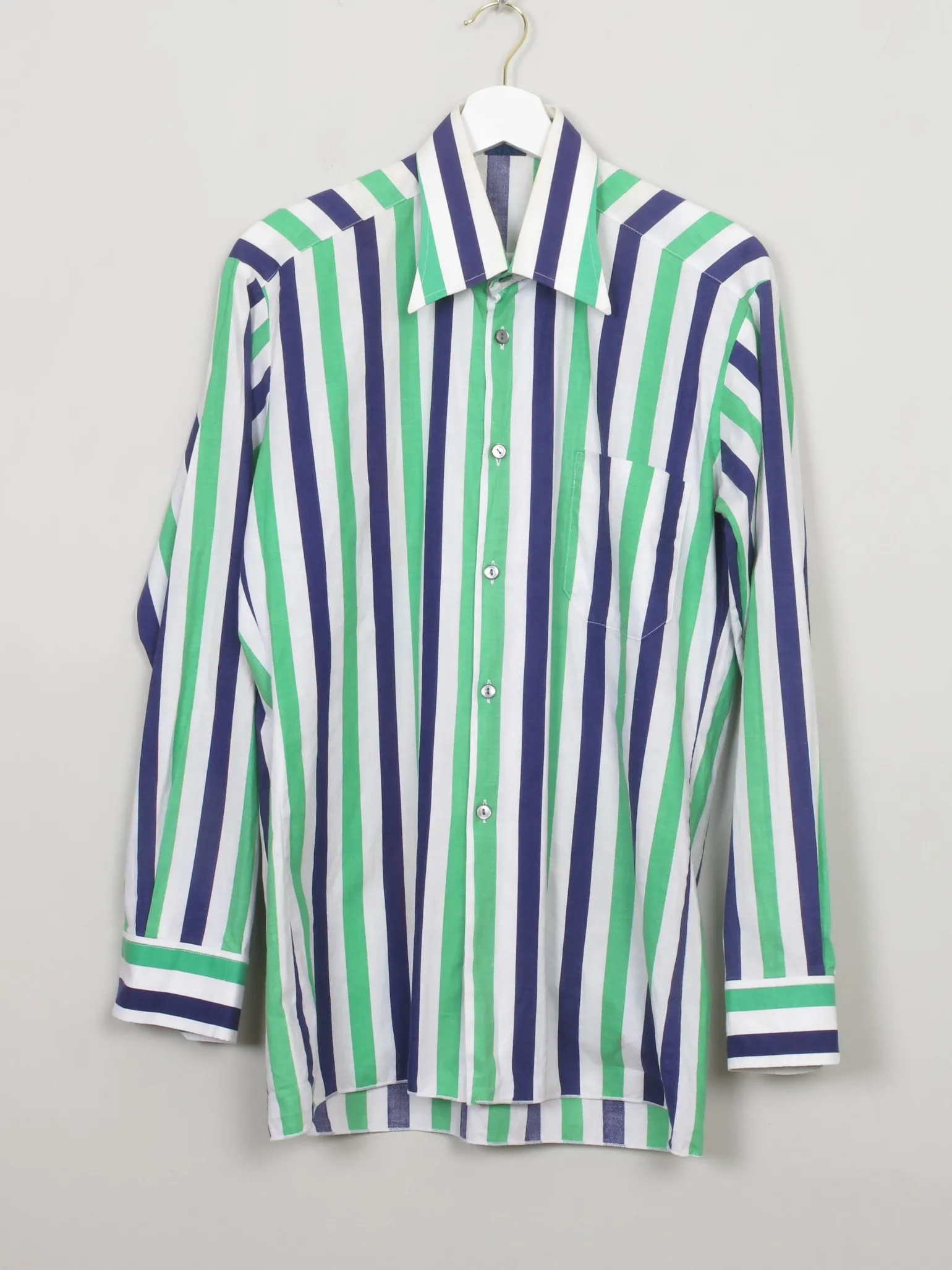Men's Vintage Striped Shirt M