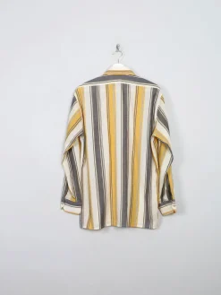 Men's Vintage Striped Shirt L