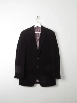 Men's Vintage Style Black Corduroy Jacket S