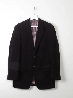 Men's Vintage Style Black Corduroy Jacket S