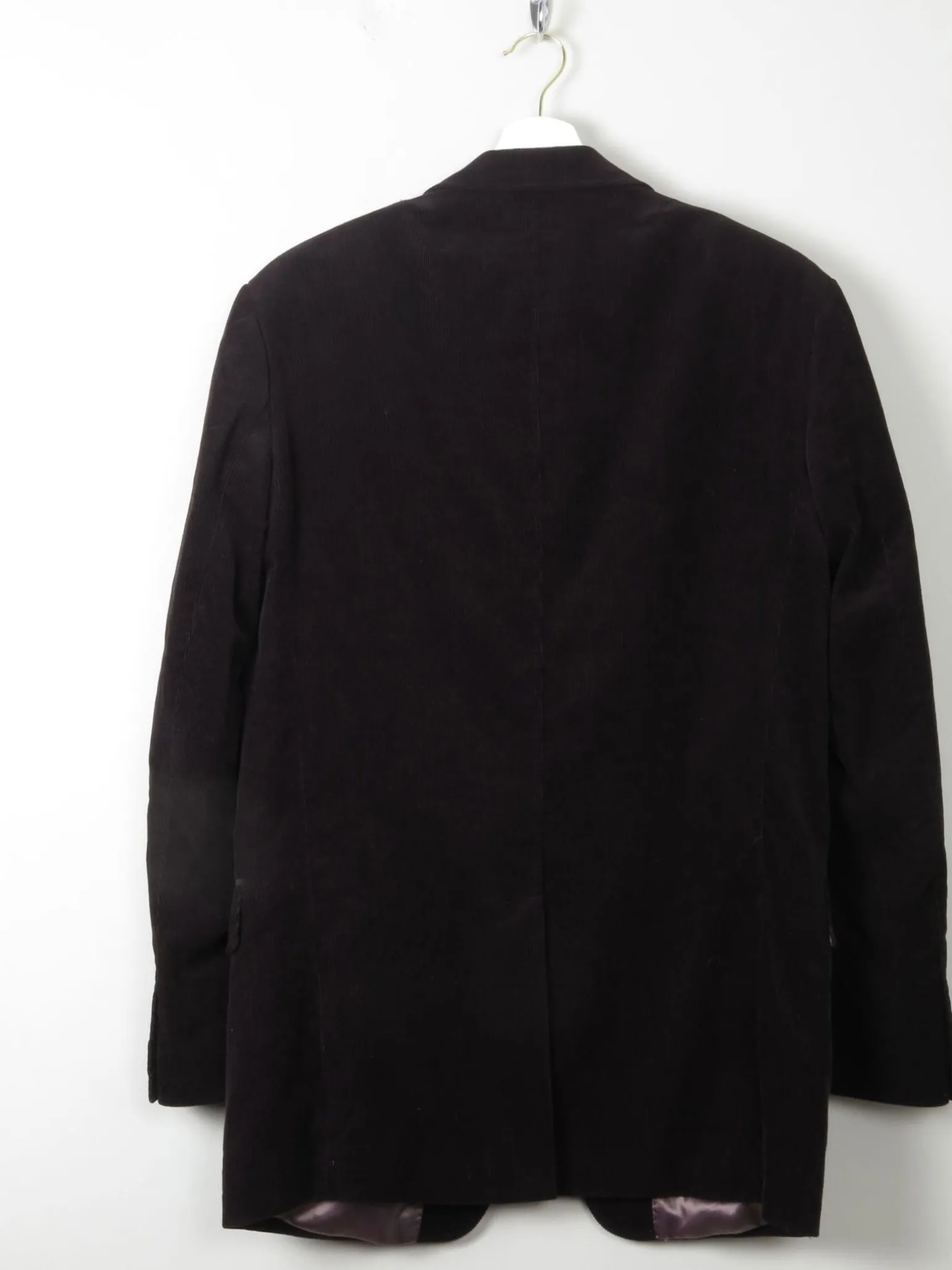 Men's Vintage Style Black Corduroy Jacket S
