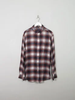 Men's Vintage Style Flannel Shirt L