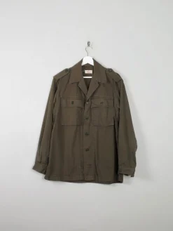 Men's Vintage Style Military Jacket L