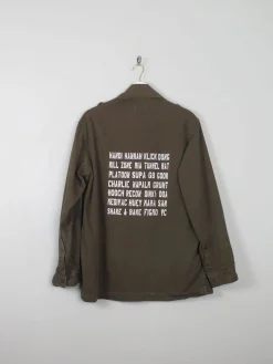 Men's Vintage Style Military Jacket L
