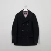 Men's Vintage Style Navy Bonobos Peacoat L