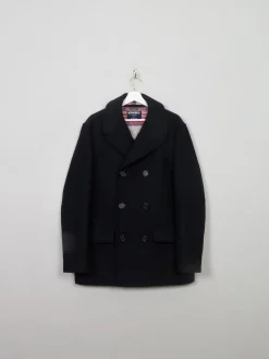 Men's Vintage Style Navy Bonobos Peacoat L