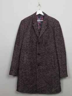Men's Vintage Style Ted Baker Mohair Herringbone Coat XL/XXL/6