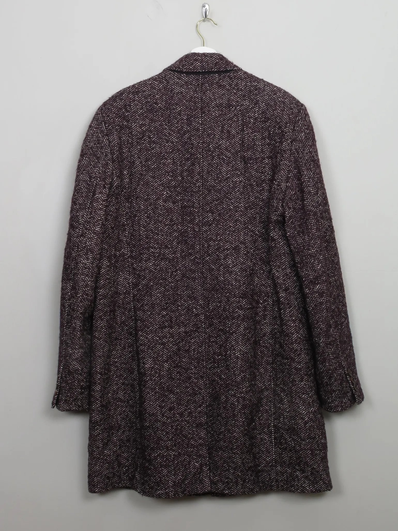 Men's Vintage Style Ted Baker Mohair Herringbone Coat XL/XXL/6
