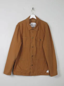 Men's Vintage Style The Stronghold Rust/Orange Chore Jacket L