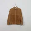 Men's Vintage Tan Cord Bomber Jacket XS/S