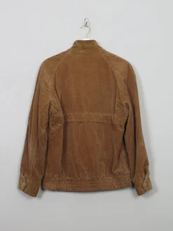 Men's Vintage Tan Cord Bomber Jacket XS/S