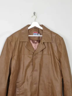 Men's Vintage Tan Leather Route 66 Jacket Unworn XXL