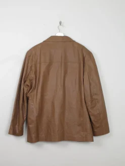 Men's Vintage Tan Leather Route 66 Jacket Unworn XXL