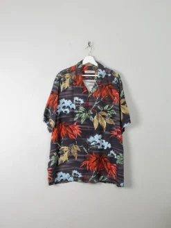 Men's Vintage Tommy Bahamas Silk Hawaiian Shirt XL