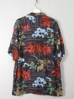 Men's Vintage Tommy Bahamas Silk Hawaiian Shirt XL