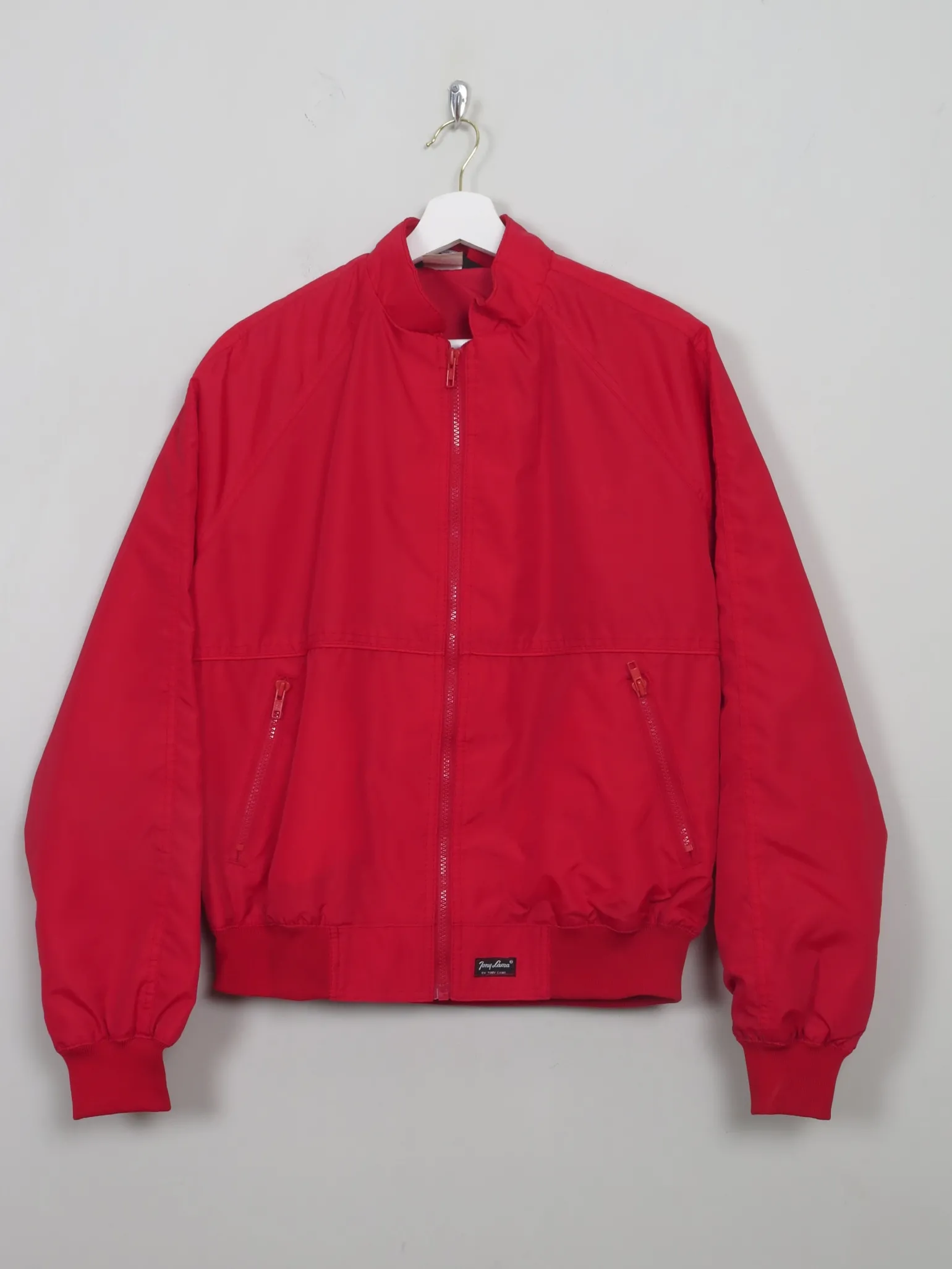 Men's Vintage Tony Lama Red Bomber Jacket S
