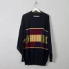 Men's Vintage Tricot Marine Navy Jumper XL/XXL