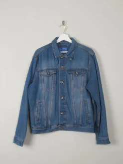 Men's Vintage Trucker Style Denim Jacket M