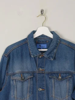 Men's Vintage Trucker Style Denim Jacket M