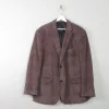 Men's Vintage Velvet Jacket With Print 46" /Large