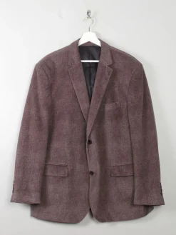 Men's Vintage Velvet Jacket With Print 46