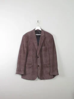 Men's Vintage Velvet Jacket With Print 46