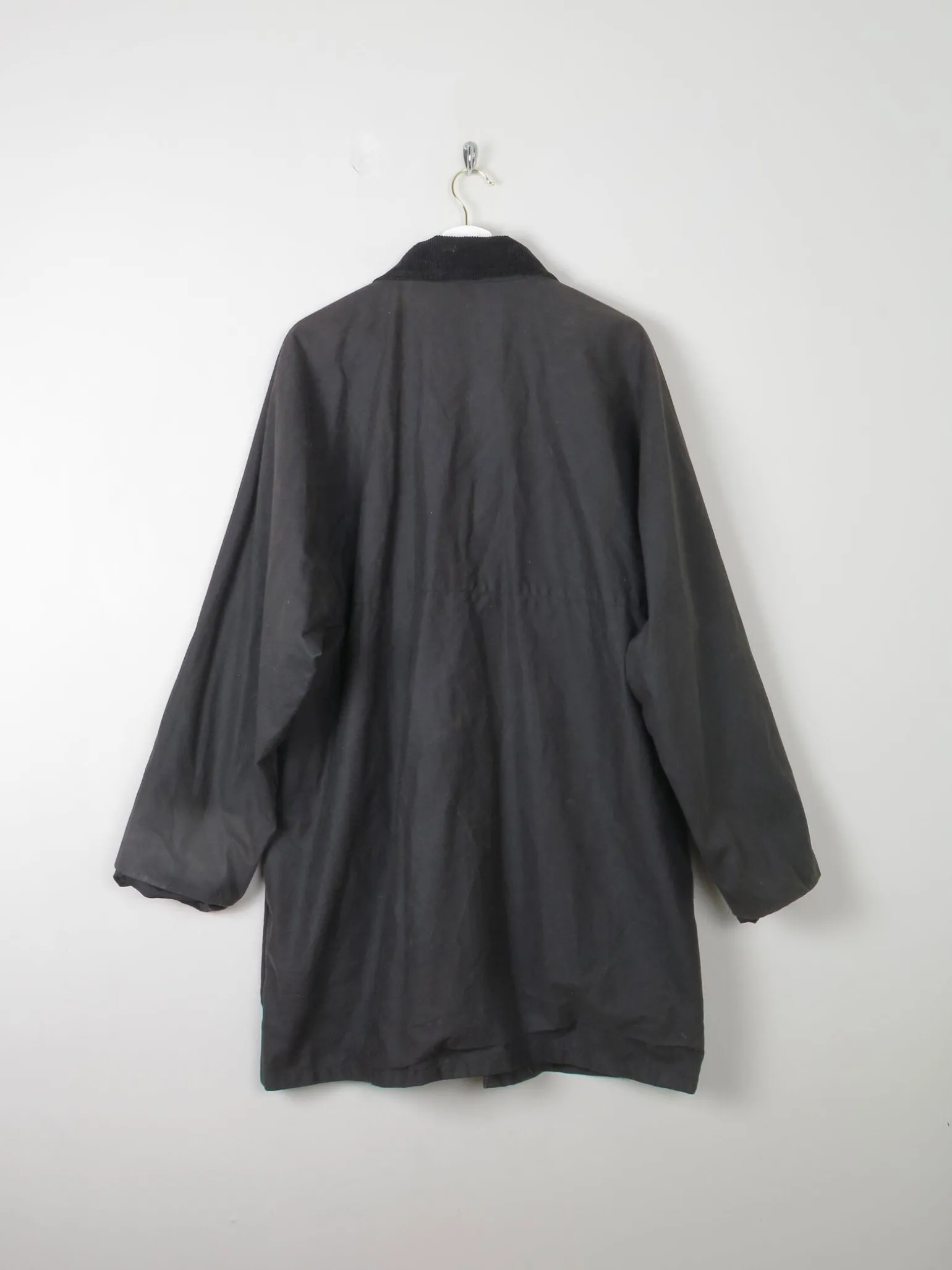 Men's Vintage Wax Jacket Black  XL