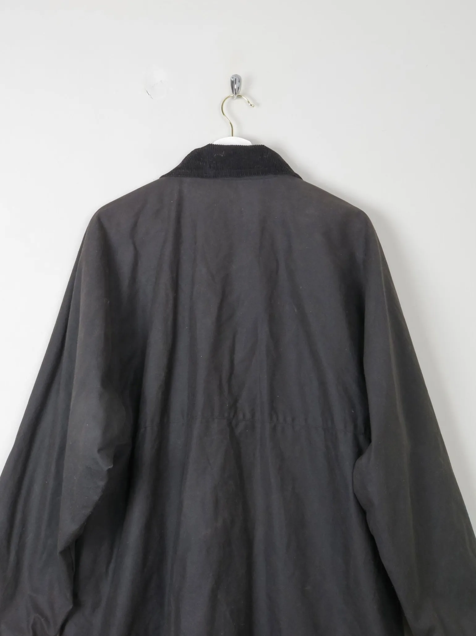 Men's Vintage Wax Jacket Black  XL