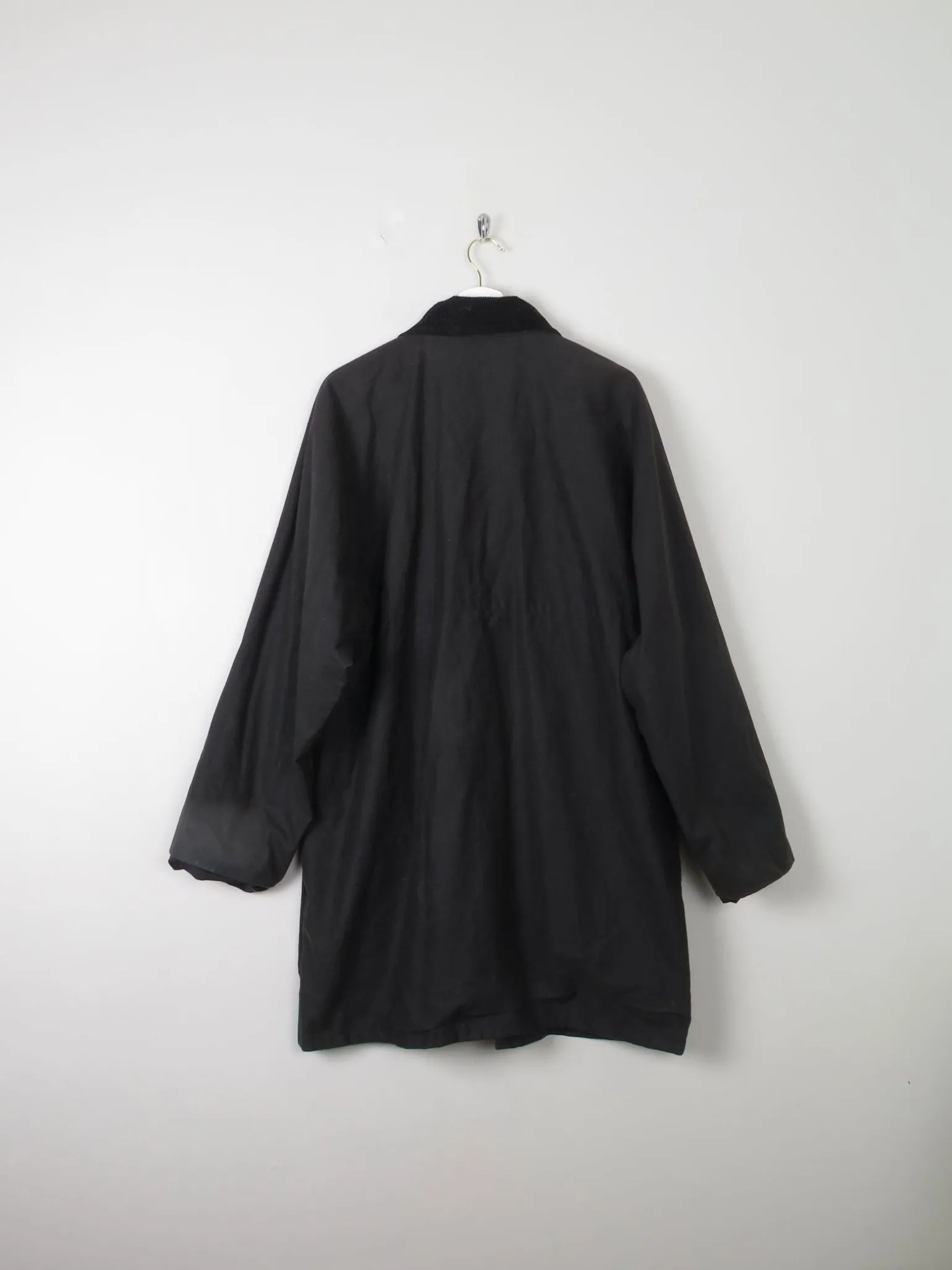 Men's Vintage Wax Jacket Black  XL