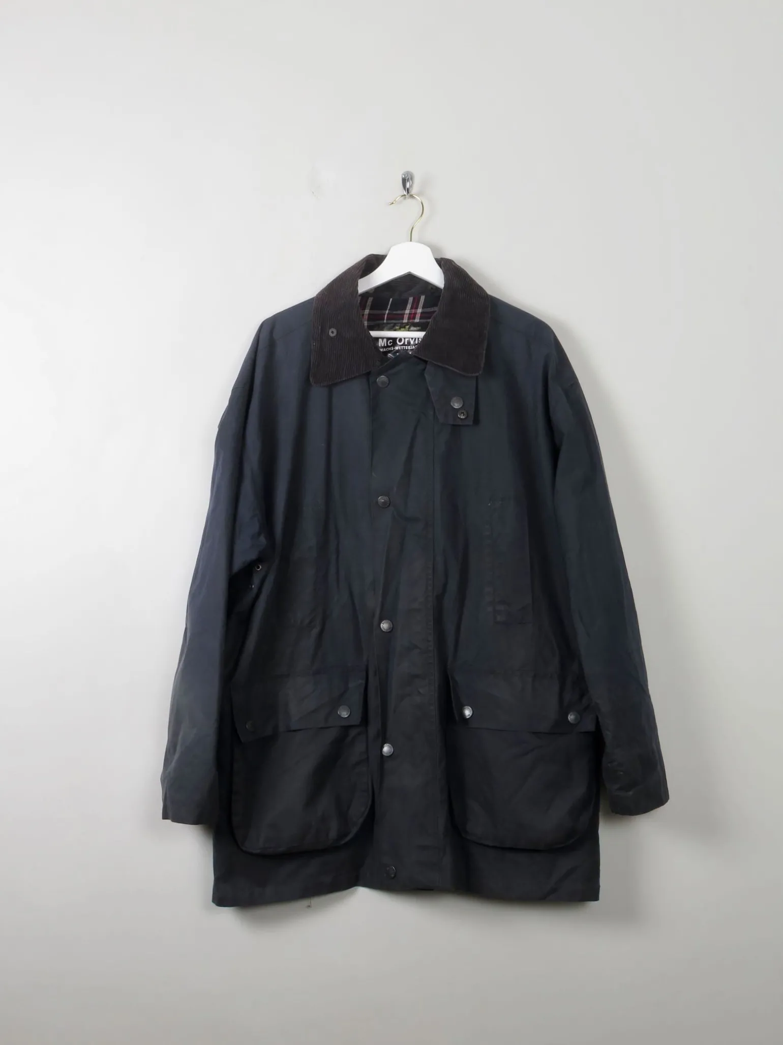 Men's Vintage Wax Jacket Mc Orvis L/XL