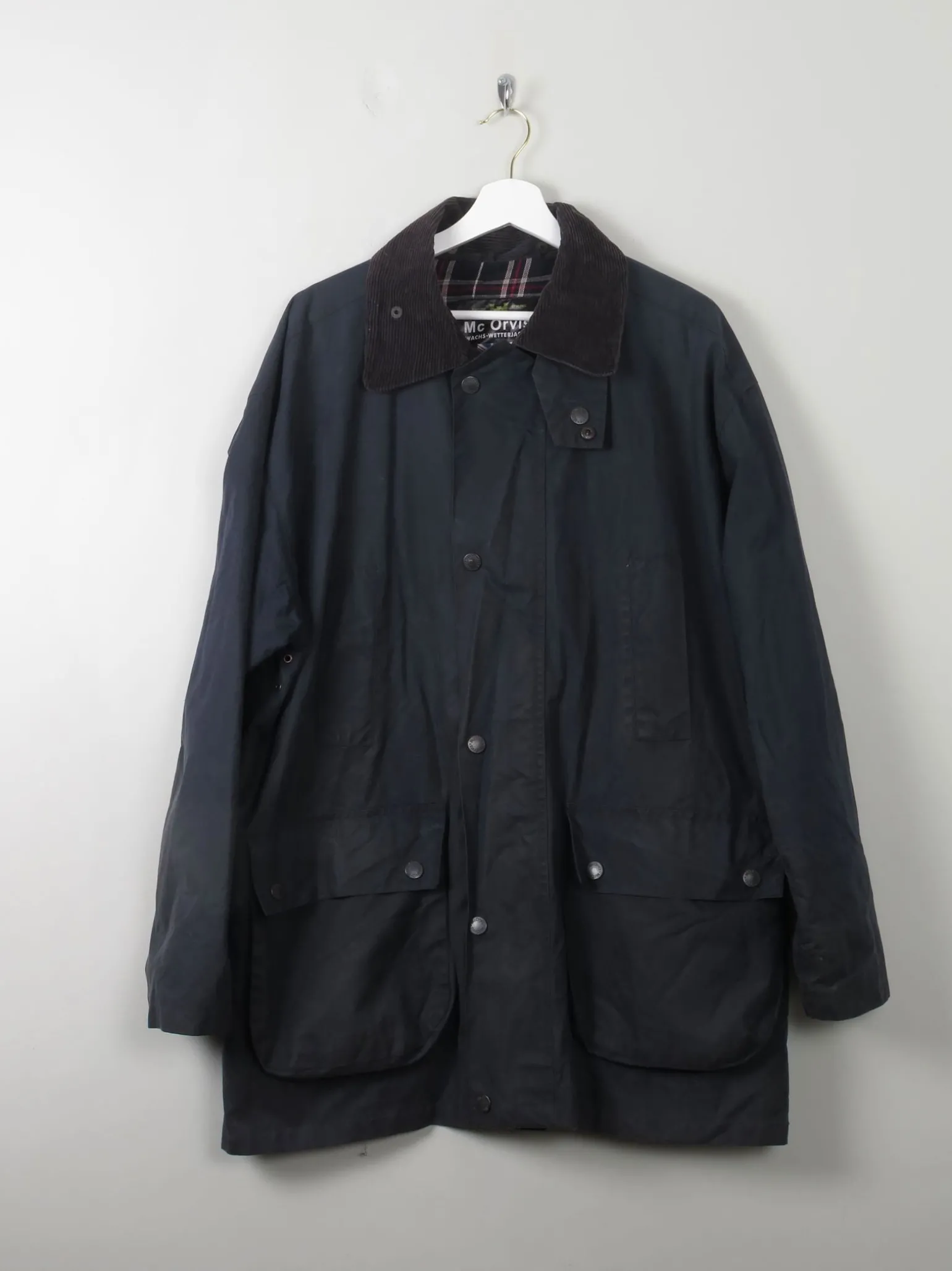 Men's Vintage Wax Jacket Mc Orvis L/XL