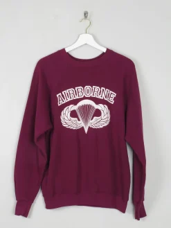Men’s Vintage Wine Sweatshirt S