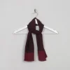 Men's Vintage Wine Wool Scarf