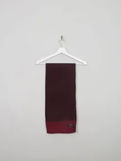 Men's Vintage Wine Wool Scarf