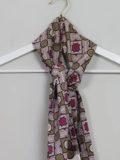 Men's Vintage Wool & Silk Cravat Style Scarf