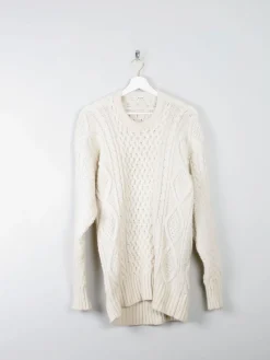 Men's Vintage Wool Aran Jumper L