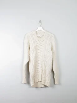 Men's Vintage Wool Aran Jumper L