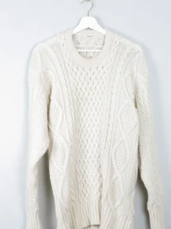 Men's Vintage Wool Aran Jumper L