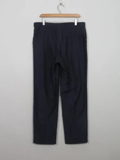 Men's Vintage Wool Blue Trousers 34/31