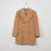 Men's Vintage Wool Camel Short Coat 38"