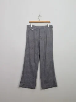 Men's Vintage Wool Farrah Trousers 32"W 31"L