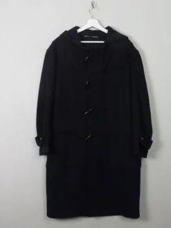 Men's Vintage Wool Rikson Navy Duffle Coat L
