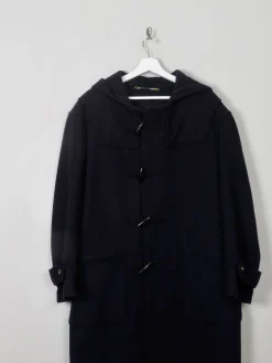 Men's Vintage Wool Rikson Navy Duffle Coat L