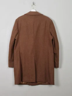 Men's Vintage Wool Tan Coat 44